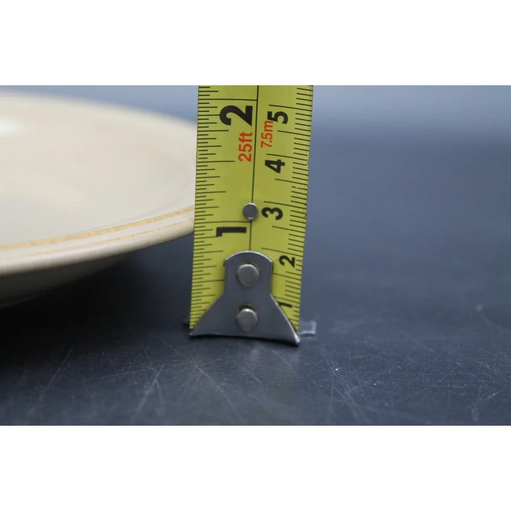 Set of 4 Dansk Sirocco Salad Plates Beige Stoneware 9